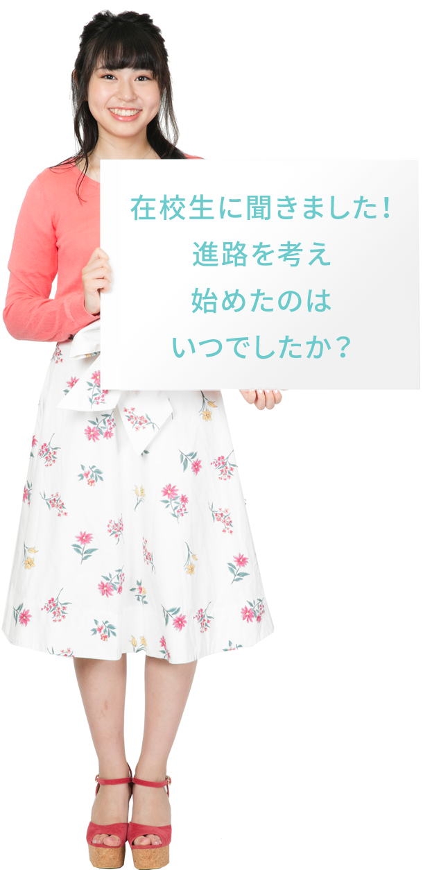 進路を考え始めた時期
